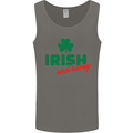 Irish and Horny St. Patrick's Day Mens Vest Tank Top Charcoal
