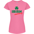 Irish and Horny St. Patrick's Day Womens Petite Cut T-Shirt Azalea