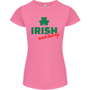Irish and Horny St. Patrick's Day Womens Petite Cut T-Shirt Azalea