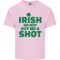 Irish or Not Buy Me a Shot St. Patricks Day Kids T-Shirt Childrens Light Pink