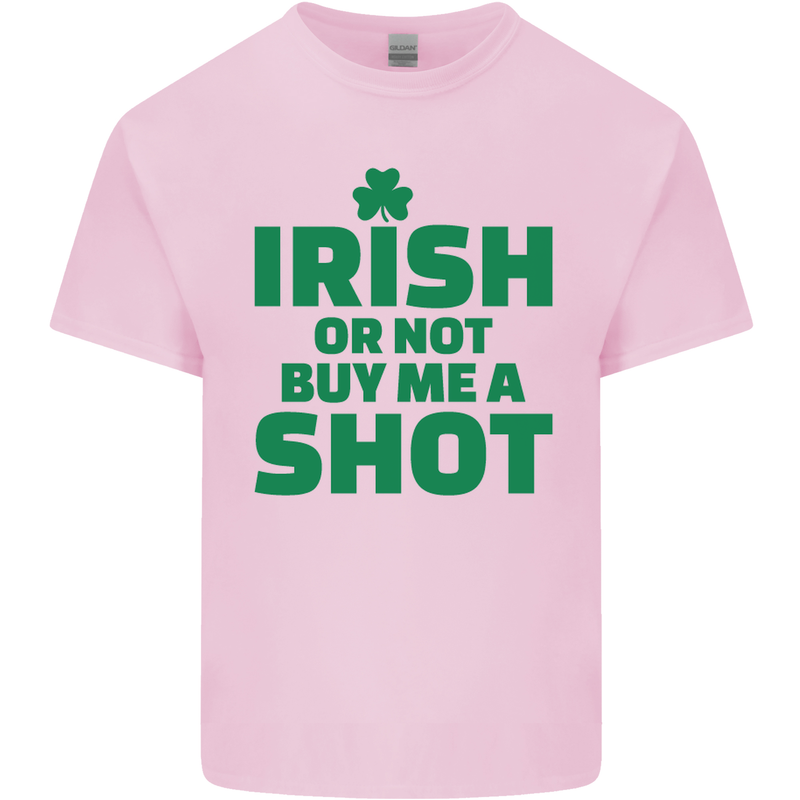 Irish or Not Buy Me a Shot St. Patricks Day Kids T-Shirt Childrens Light Pink