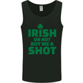Irish or Not Buy Me a Shot St. Patricks Day Mens Vest Tank Top Black