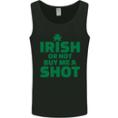 Irish or Not Buy Me a Shot St. Patricks Day Mens Vest Tank Top Black