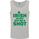 Irish or Not Buy Me a Shot St. Patricks Day Mens Vest Tank Top Sports Grey