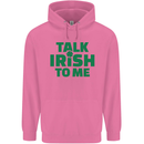 Irish to Me St. Patrick's Day Beer Alcohol Mens 80% Cotton Hoodie Azelea