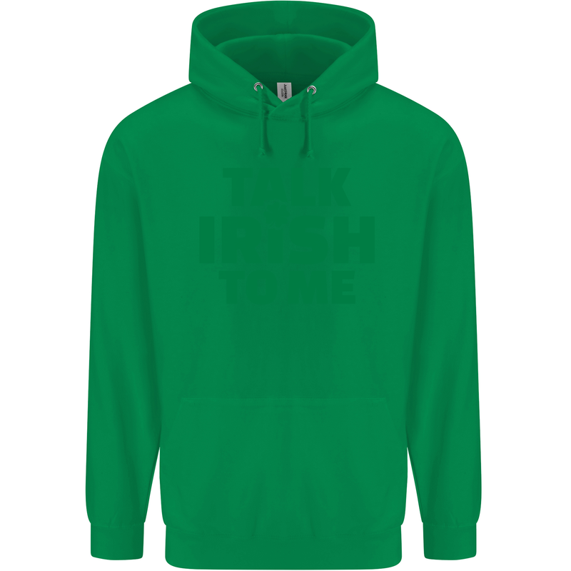 Irish to Me St. Patrick's Day Beer Alcohol Mens 80% Cotton Hoodie Irish Green