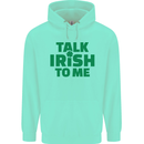Irish to Me St. Patrick's Day Beer Alcohol Mens 80% Cotton Hoodie Peppermint