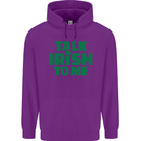 Irish to Me St. Patrick's Day Beer Alcohol Mens 80% Cotton Hoodie Purple