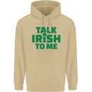 Irish to Me St. Patrick's Day Beer Alcohol Mens 80% Cotton Hoodie Sand