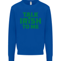 Irish to Me St. Patrick's Day Beer Alcohol Mens Sweatshirt Jumper Royal Blue