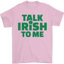 Irish to Me St. Patrick's Day Beer Alcohol Mens T-Shirt Cotton Gildan Light Pink