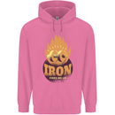 Iron Fires Me Up Gym Bodybuilding Childrens Kids Hoodie Azalea