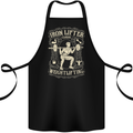 Iron Lifter Gym Bodybuilding Training Top Cotton Apron 100% Organic Black