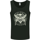 Iron Wheels Biker Motorcycle Motorbike Mens Vest Tank Top Black