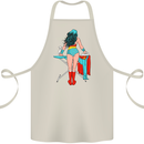 Ironing Superhero Funny Cotton Apron 100% Organic Natural