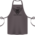 Irritable Owl Syndrome Bowel IBS Funny Cotton Apron 100% Organic Dark Grey
