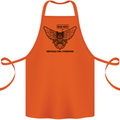 Irritable Owl Syndrome Bowel IBS Funny Cotton Apron 100% Organic Orange