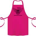 Irritable Owl Syndrome Bowel IBS Funny Cotton Apron 100% Organic Pink