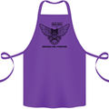Irritable Owl Syndrome Bowel IBS Funny Cotton Apron 100% Organic Purple