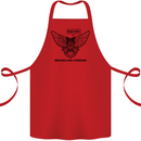 Irritable Owl Syndrome Bowel IBS Funny Cotton Apron 100% Organic Red
