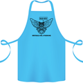 Irritable Owl Syndrome Bowel IBS Funny Cotton Apron 100% Organic Turquoise
