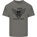 Irritable Owl Syndrome Bowel IBS Funny Mens Cotton T-Shirt Tee Top Charcoal