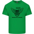 Irritable Owl Syndrome Bowel IBS Funny Mens Cotton T-Shirt Tee Top Irish Green