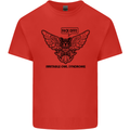 Irritable Owl Syndrome Bowel IBS Funny Mens Cotton T-Shirt Tee Top Red