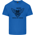 Irritable Owl Syndrome Bowel IBS Funny Mens Cotton T-Shirt Tee Top Royal Blue