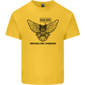 Irritable Owl Syndrome Bowel IBS Funny Mens Cotton T-Shirt Tee Top Yellow