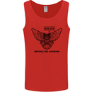 Irritable Owl Syndrome Bowel IBS Funny Mens Vest Tank Top Red