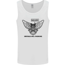 Irritable Owl Syndrome Bowel IBS Funny Mens Vest Tank Top White