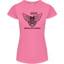Irritable Owl Syndrome Bowel IBS Funny Womens Petite Cut T-Shirt Azalea