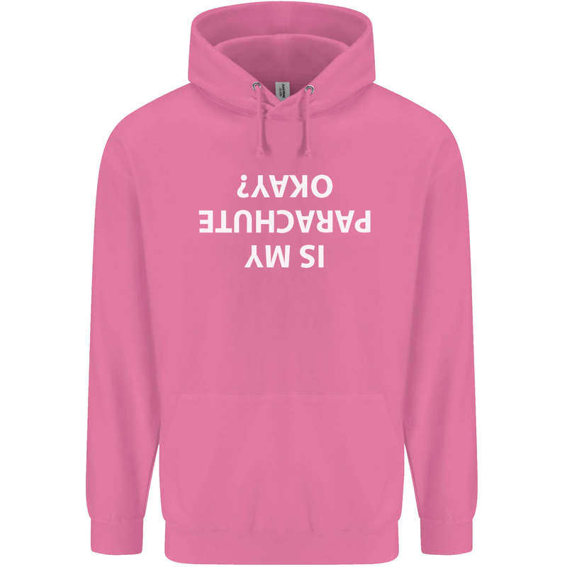 Is My Parachute Okay? Skydiving Para 1 2 3 Mens 80% Cotton Hoodie Azelea