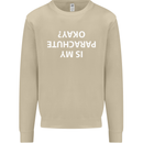 Is My Parachute Okay? Skydiving Para 1 2 3 Mens Sweatshirt Jumper Sand