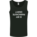 Is My Parachute Okay? Skydiving Para 1 2 3 Mens Vest Tank Top Black