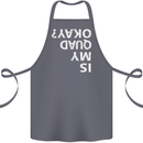 Is My Quad Okay? Bike Biking Funny Cotton Apron 100% Organic Steel