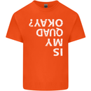 Is My Quad Okay? Bike Biking Funny Mens Cotton T-Shirt Tee Top Orange