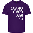 Is My Quad Okay? Bike Biking Funny Mens Cotton T-Shirt Tee Top Purple