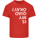 Is My Quad Okay? Bike Biking Funny Mens Cotton T-Shirt Tee Top Red