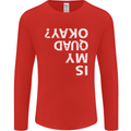 Is My Quad Okay? Bike Biking Funny Mens Long Sleeve T-Shirt Red