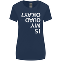 Is My Quad Okay? Bike Biking Funny Womens Wider Cut T-Shirt Navy Blue