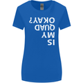 Is My Quad Okay? Bike Biking Funny Womens Wider Cut T-Shirt Royal Blue