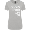 Is My Quad Okay? Bike Biking Funny Womens Wider Cut T-Shirt Sports Grey
