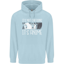 It's Anime Not Cartoons Childrens Kids Hoodie Light Blue