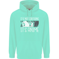 It's Anime Not Cartoons Childrens Kids Hoodie Peppermint