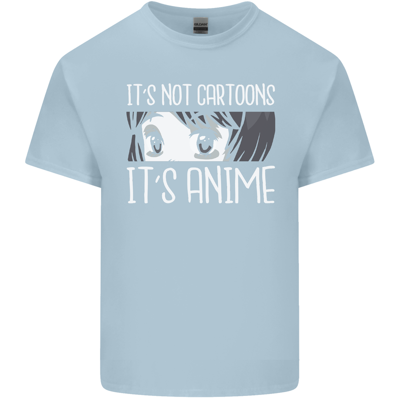 It's Anime Not Cartoons Kids T-Shirt Childrens Light Blue
