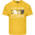 It's Anime Not Cartoons Kids T-Shirt Childrens Yellow