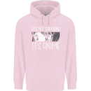 It's Anime Not Cartoons Mens 80% Cotton Hoodie Light Pink