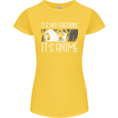 It's Anime Not Cartoons Womens Petite Cut T-Shirt Yellow